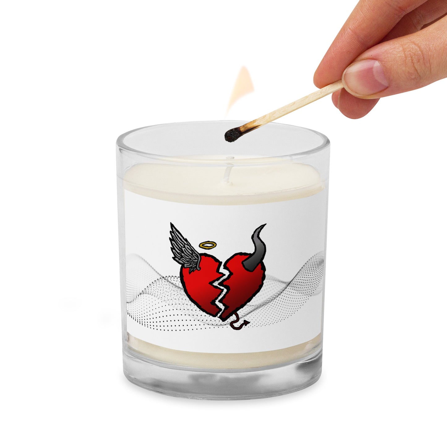 Glass Sad Boi wax candle
