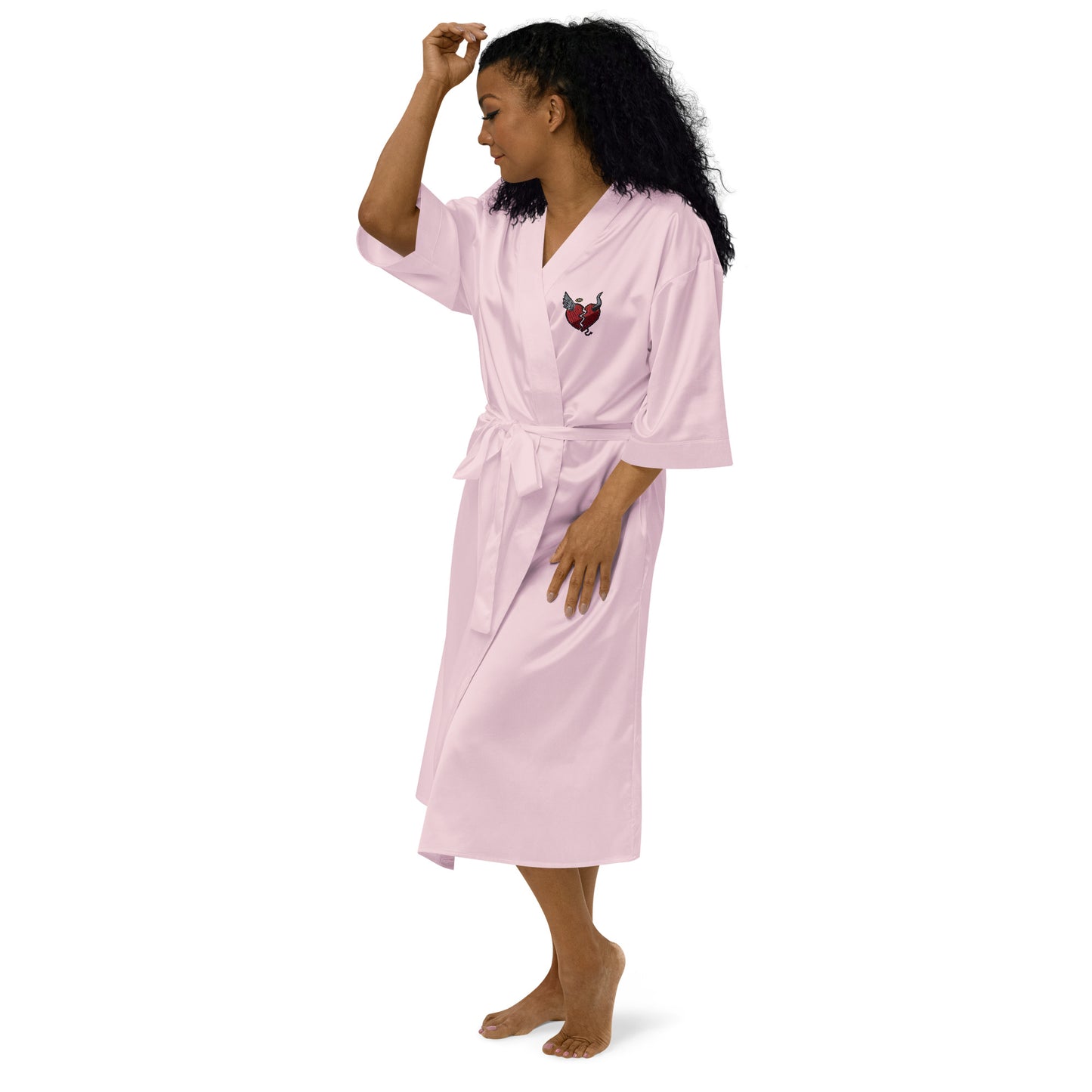 Sad Girl Satin robe