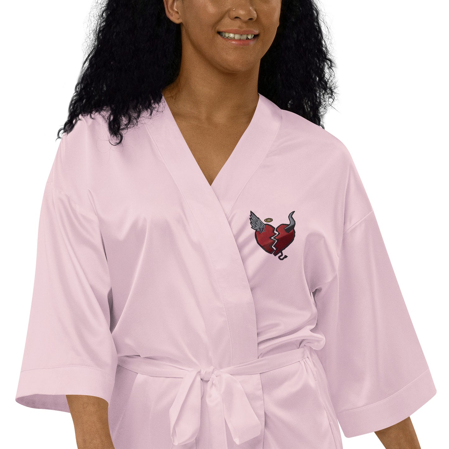 Sad Girl Satin robe