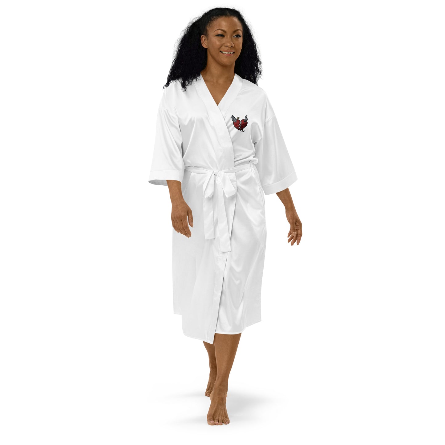 Sad Girl Satin robe