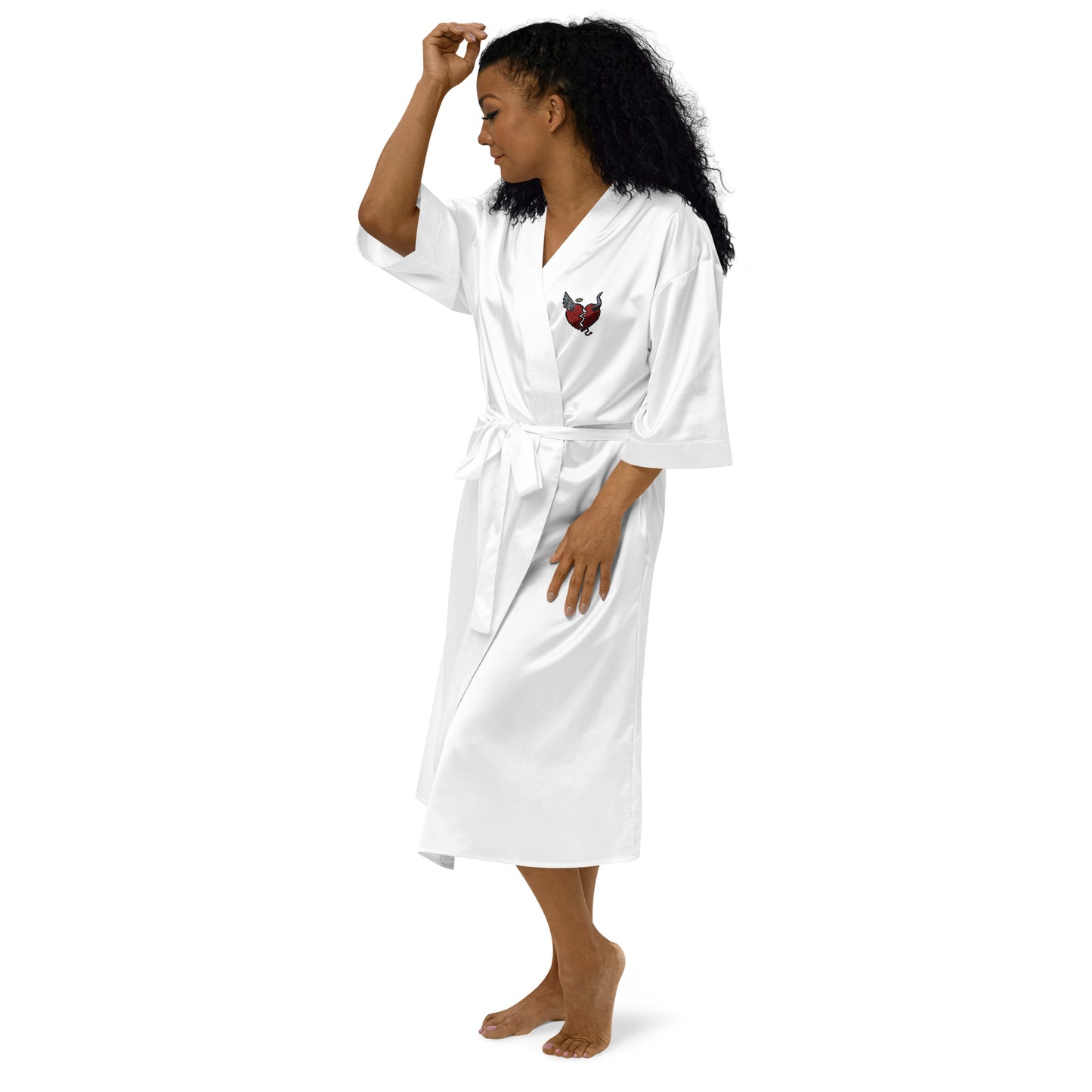 Sad Girl Satin robe